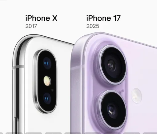 iPhone X vs iPhone 17 : 8 ans d’évolution en un regard, Le Tampon, Snap Phone