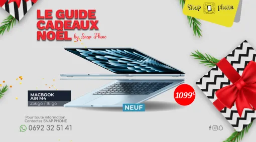 MacBook Air M4 – Disponible chez Snap Phone, Le Tampon, Snap Phone