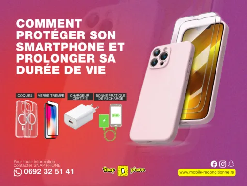 Comment protéger son smartphone et prolonger sa durée de vie, Le Tampon, Snap Phone