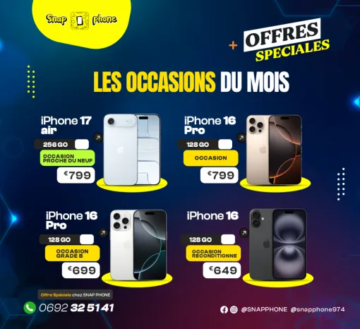 Offres spéciales _ Occasion du mois, Le Tampon, Snap Phone