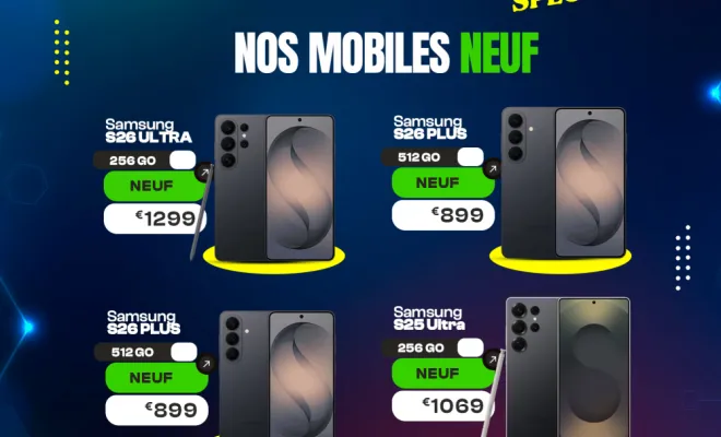 Samsung & Honor neufs, Le Tampon, Snap Phone